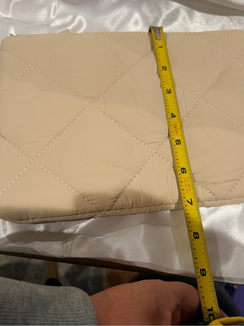Computer case Quilted Cream bundle - Picture 4 of 8